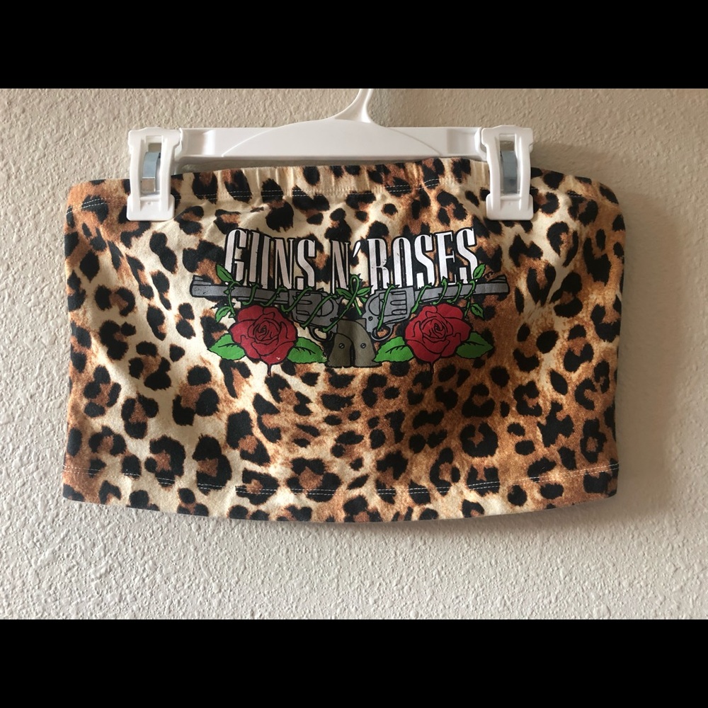 Guns N’ Roses Cropped Tube Top